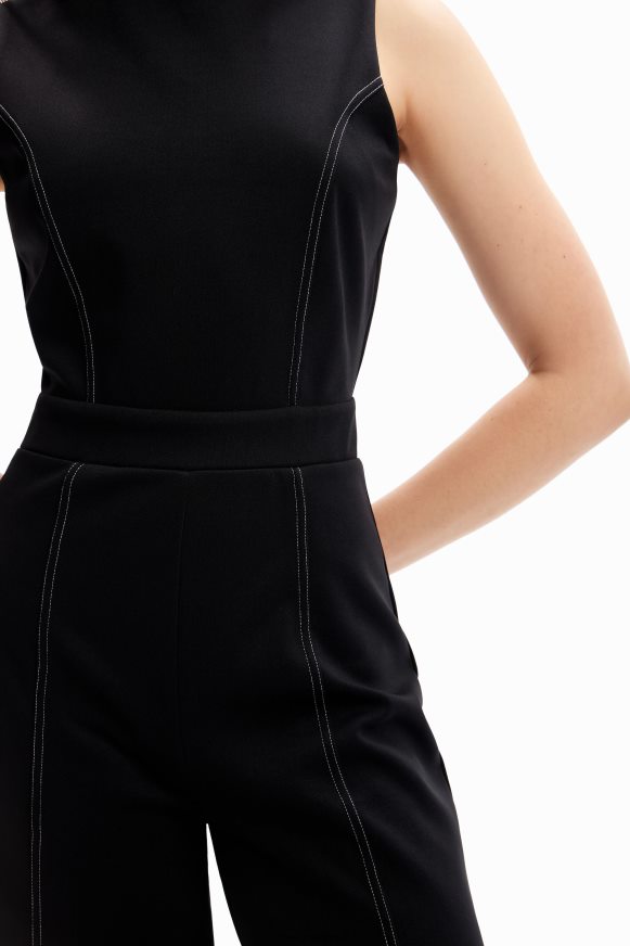 Desigual Women Stitching culotte jumpsuit Clothing PFVZ0B61