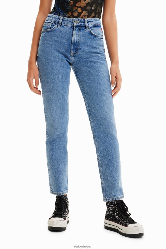 Desigual Women Straight Jeans Clothing PFVZ0B456