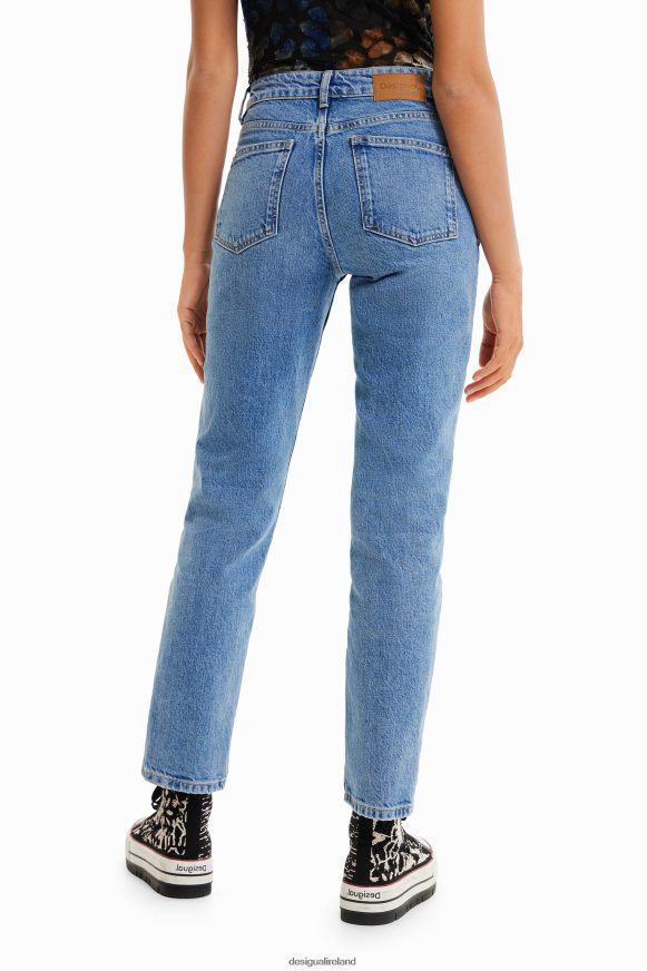 Desigual Women Straight Jeans Clothing PFVZ0B456