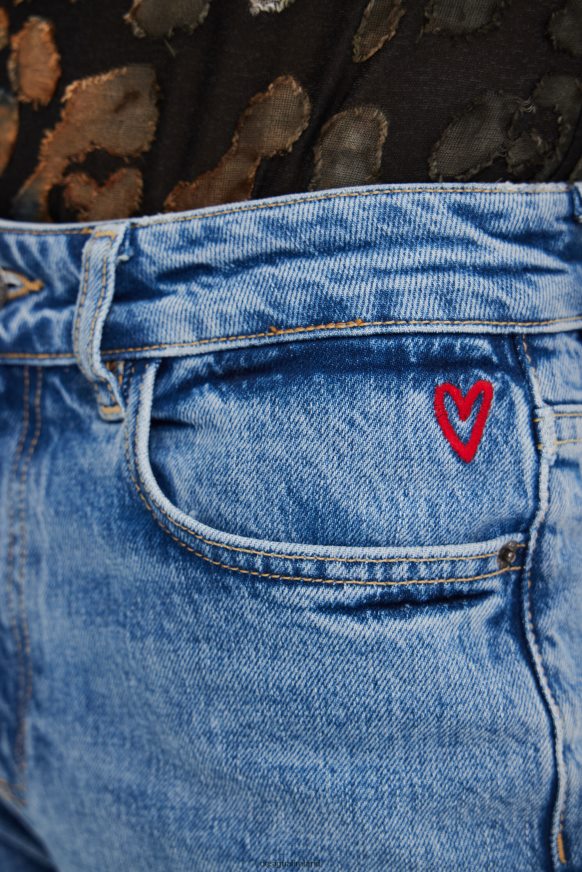 Desigual Women Straight Jeans Clothing PFVZ0B456