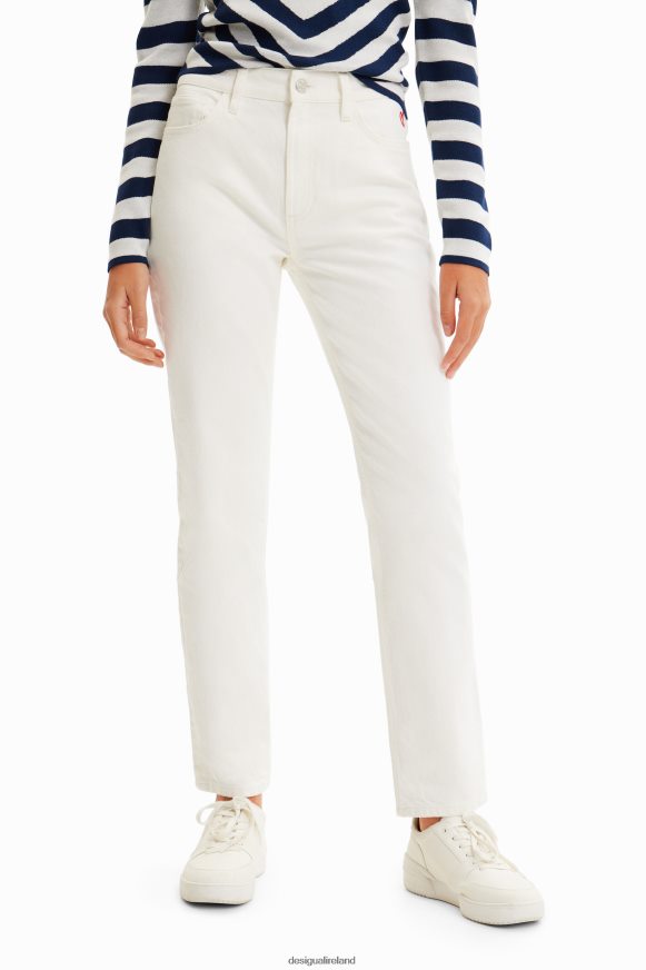Desigual Women Straight Jeans Clothing PFVZ0B566
