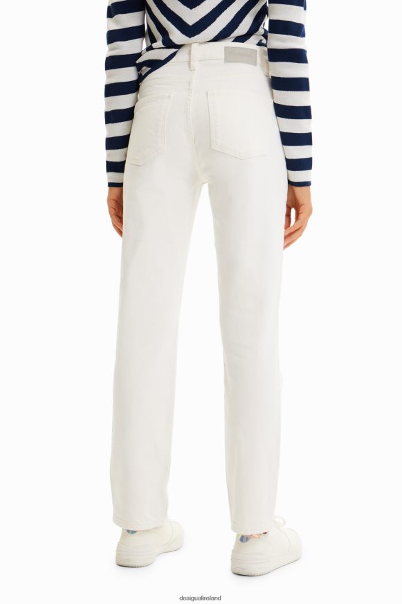 Desigual Women Straight Jeans Clothing PFVZ0B566