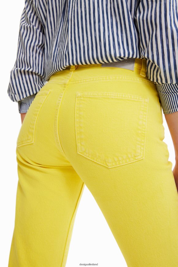 Desigual Women Straight Jeans Clothing PFVZ0B903