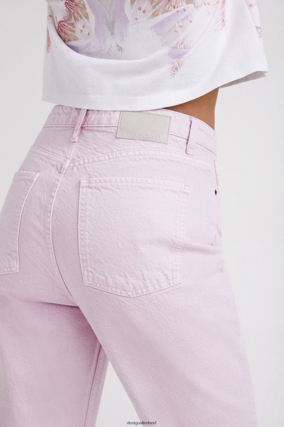 Desigual Women Straight cropped jeans Clothing PFVZ0B437