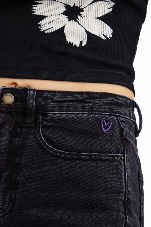 Desigual Women Straight cropped jeans Clothing PFVZ0B446