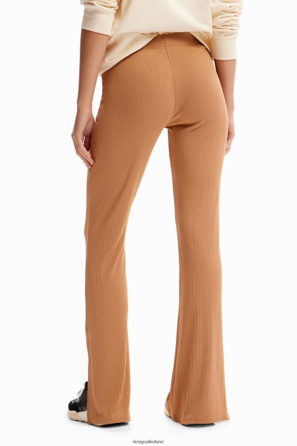 Desigual Women Stretch flare trousers Clothing PFVZ0B18