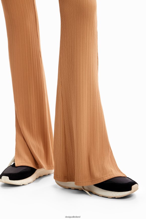 Desigual Women Stretch flare trousers Clothing PFVZ0B18