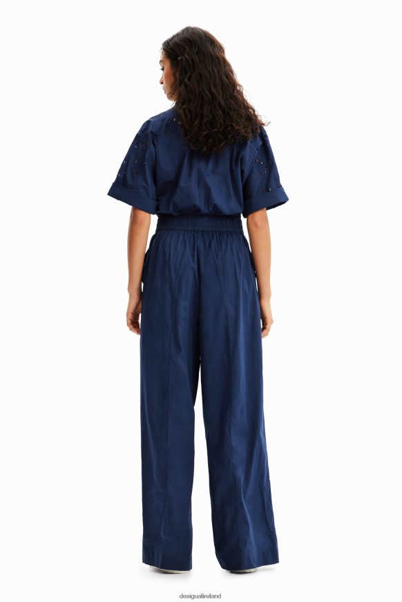 Desigual Women Swiss embroidery boilersuit Clothing PFVZ0B476