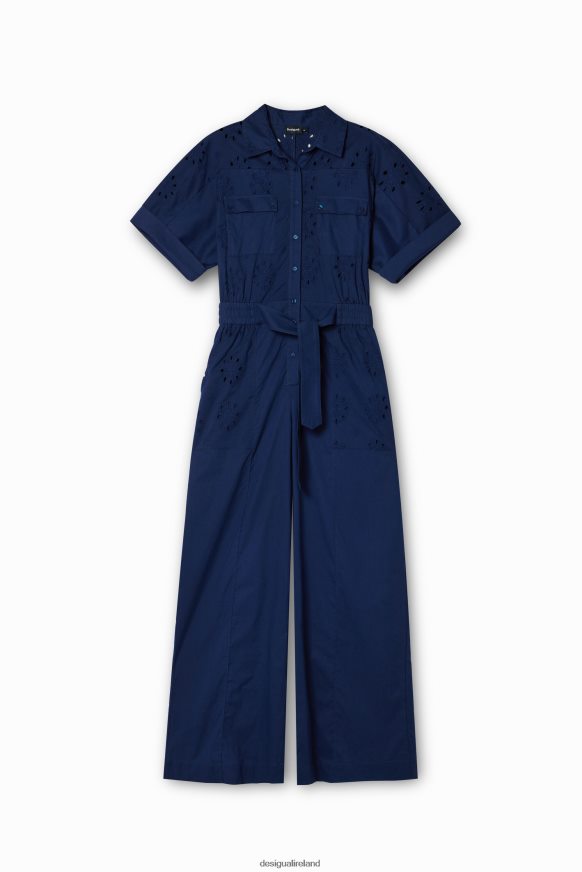 Desigual Women Swiss embroidery boilersuit Clothing PFVZ0B476
