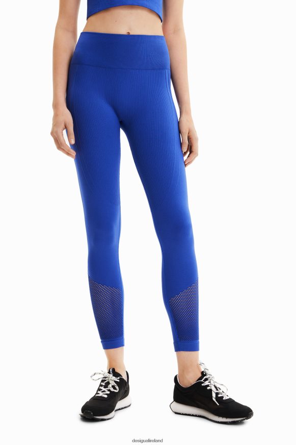 Desigual Women Textured stretch leggings Clothing PFVZ0B401