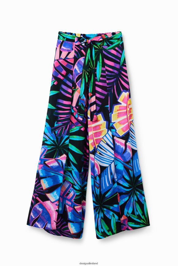 Desigual Women Tropical slit trousers Clothing PFVZ0B864