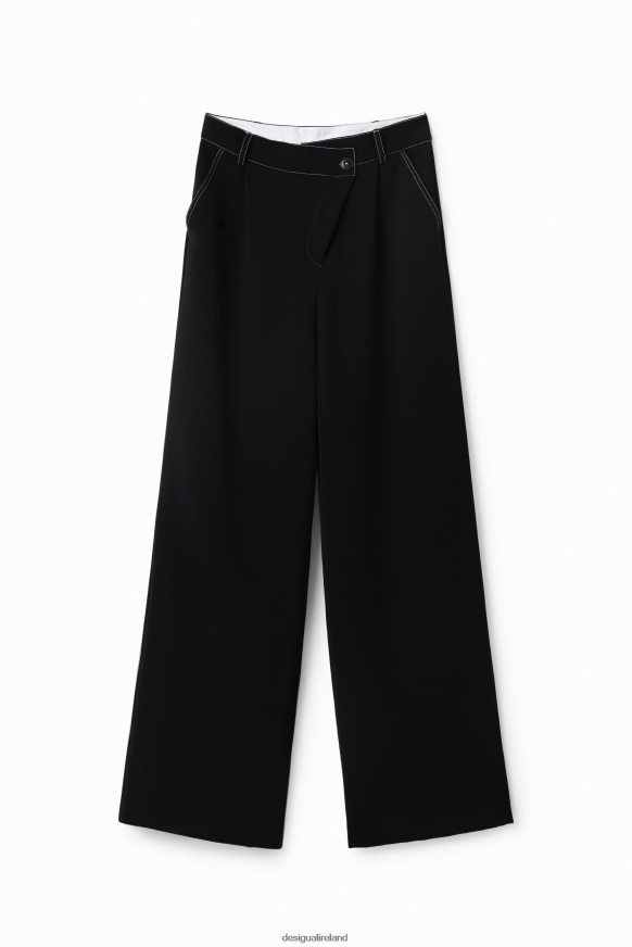 Desigual Women Twisted trousers with pleats Clothing PFVZ0B876