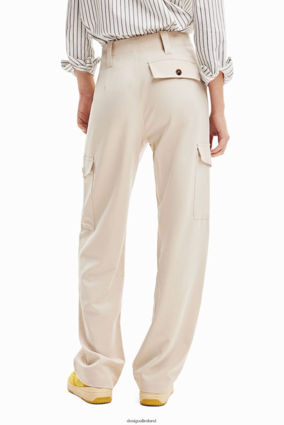 Desigual Women Wide cargo trousers Clothing PFVZ0B898