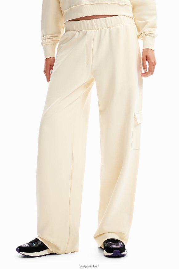 Desigual Women Wide-leg cargo trousers Clothing PFVZ0B236