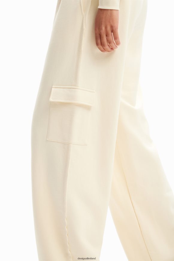 Desigual Women Wide-leg cargo trousers Clothing PFVZ0B236