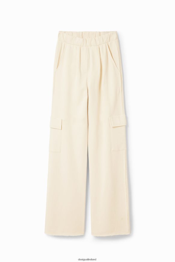 Desigual Women Wide-leg cargo trousers Clothing PFVZ0B236