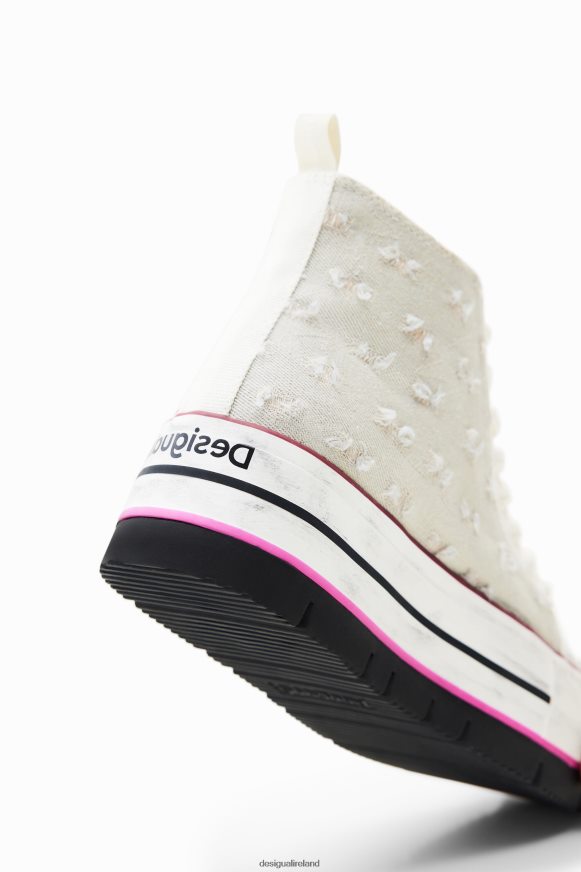 Desigual Women Disney's Mickey Mouse high-top platform sneakers Footwear PFVZ0B1511