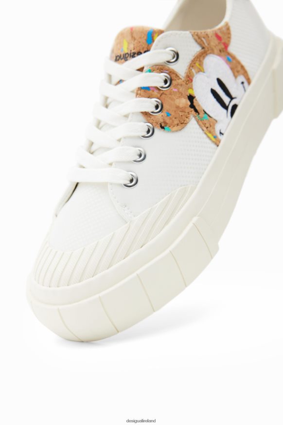 Desigual Women Disney's Mickey Mouse platform sneakers Footwear PFVZ0B1020