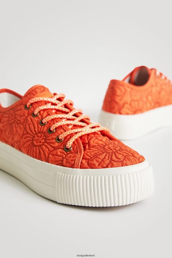 Desigual Women Floral platform sneakers Footwear PFVZ0B1514