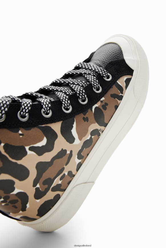 Desigual Women High-top animal print sneakers Footwear PFVZ0B1493