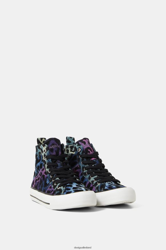 Desigual Women High-top sneakers leopard Footwear PFVZ0B1513