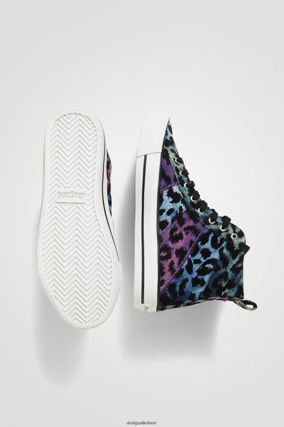 Desigual Women High-top sneakers leopard Footwear PFVZ0B1513