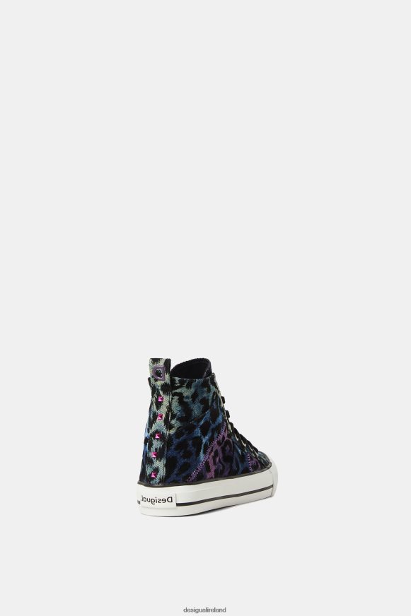 Desigual Women High-top sneakers leopard Footwear PFVZ0B1513