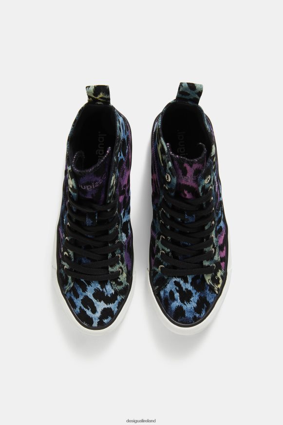 Desigual Women High-top sneakers leopard Footwear PFVZ0B1513