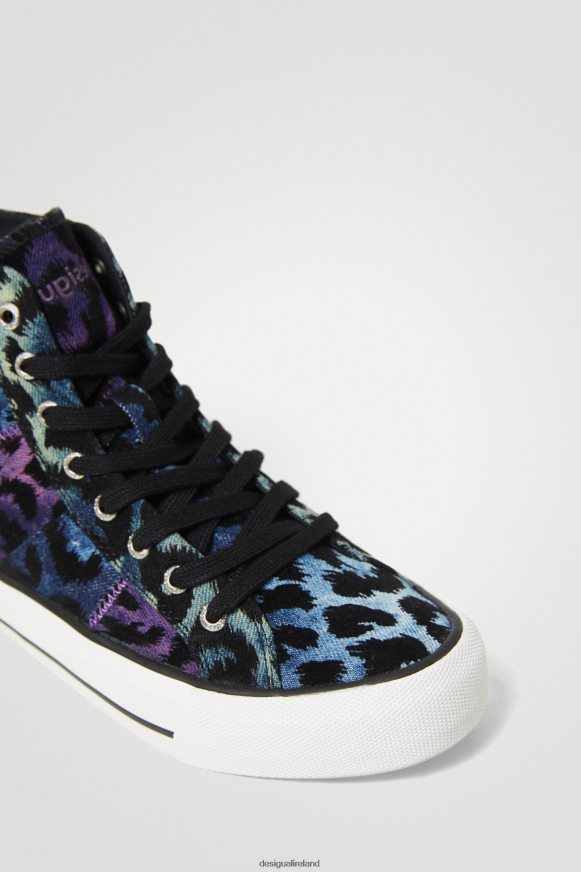 Desigual Women High-top sneakers leopard Footwear PFVZ0B1513