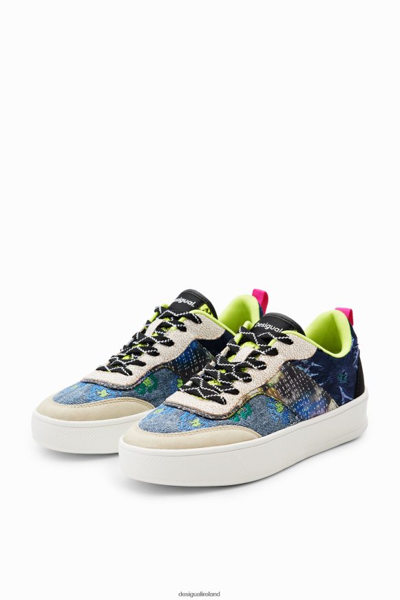 Desigual Women Patchwork platform sneakers Footwear PFVZ0B1482