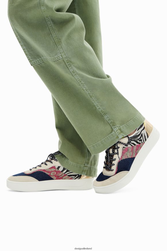 Desigual Women Patchwork platform sneakers Footwear PFVZ0B1508