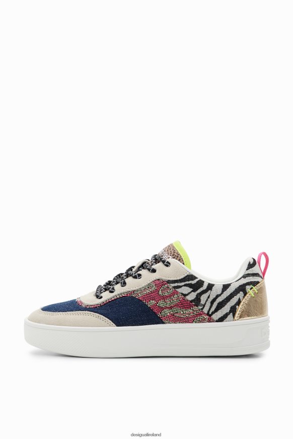 Desigual Women Patchwork platform sneakers Footwear PFVZ0B1508