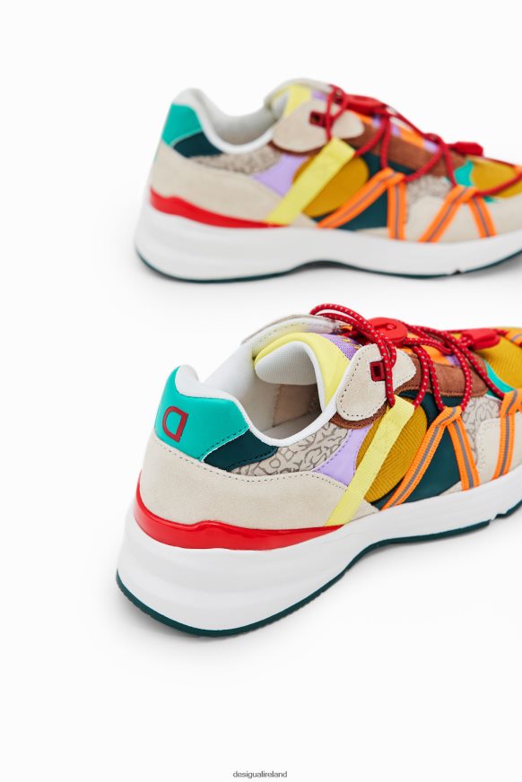Desigual Women Patchwork trekking details sneakers Footwear PFVZ0B1465