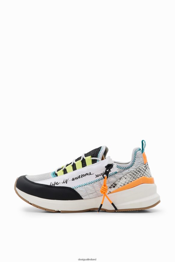 Desigual Women Patchwork zip-up running sneakers Footwear PFVZ0B1466