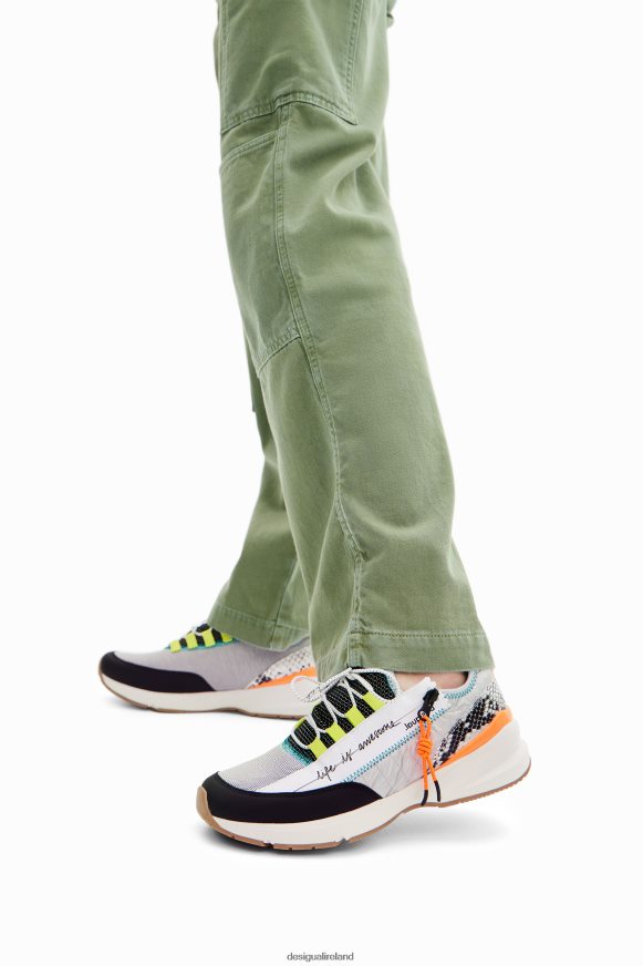 Desigual Women Patchwork zip-up running sneakers Footwear PFVZ0B1466