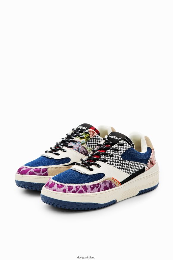 Desigual Women Retro chunky patchwork sneakers Footwear PFVZ0B1485
