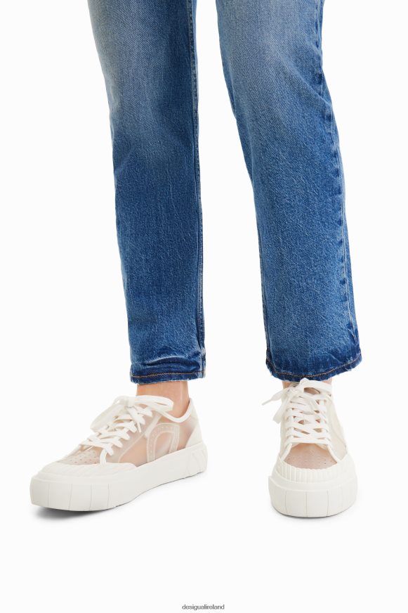 Desigual Women Transparent platform sneakers Footwear PFVZ0B634